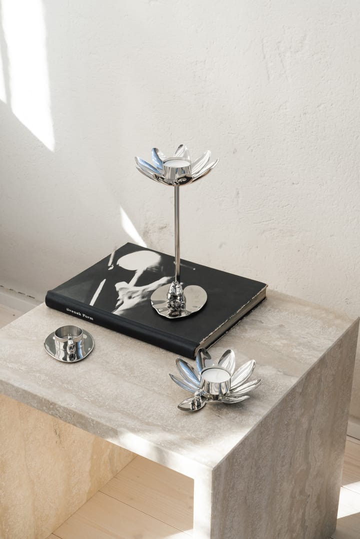 Portacandela Hilke X Mumin No.3 , Ottone nichelato Hilke Collection