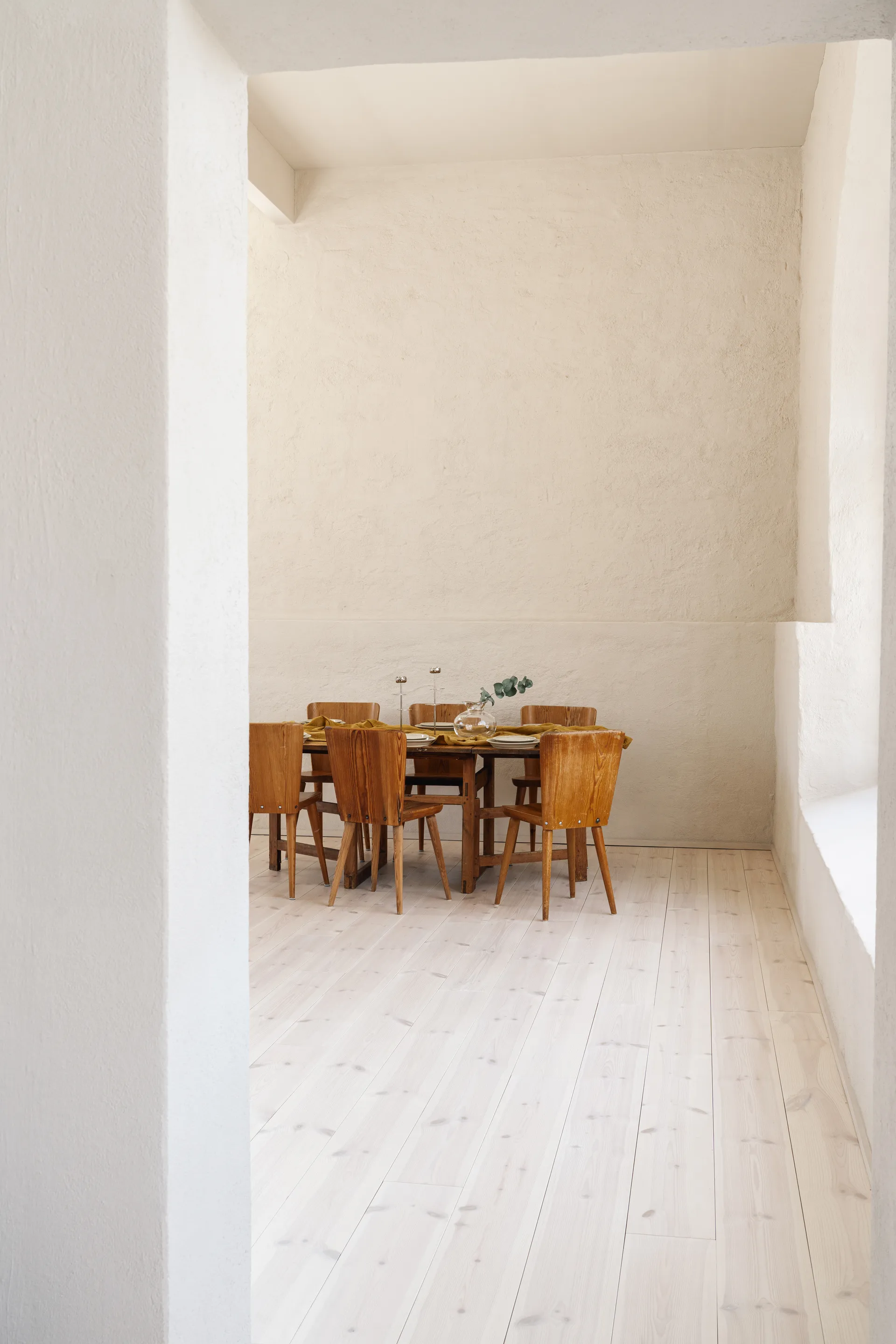 Portacandele Ninfea Alta 40 cm, Ottone nichelato Hilke Collection