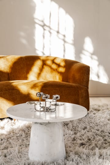 Portacandele Ninfea grande - Ottone nichelato - Hilke Collection