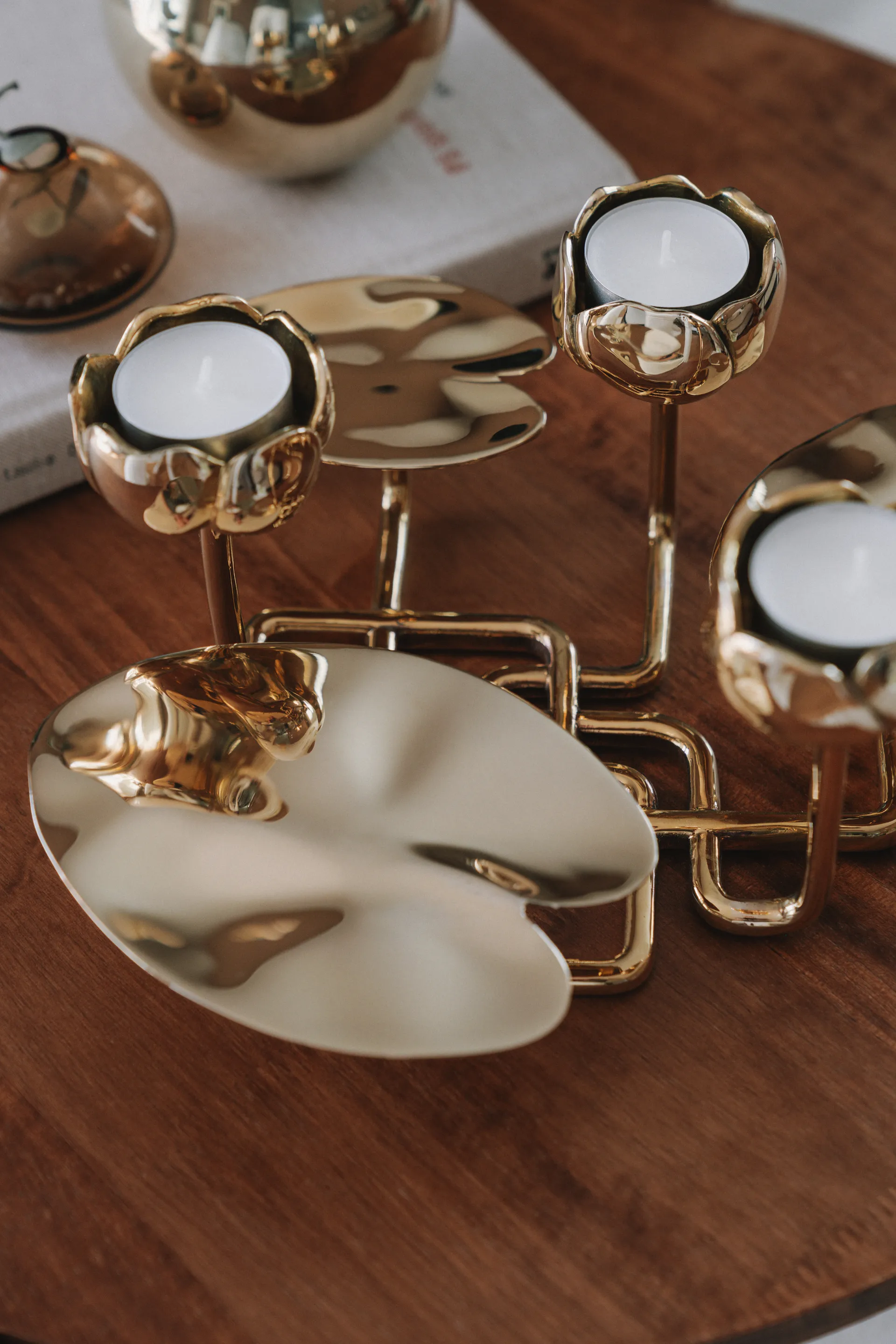 Portacandele Ninfea grande, Ottone Hilke Collection