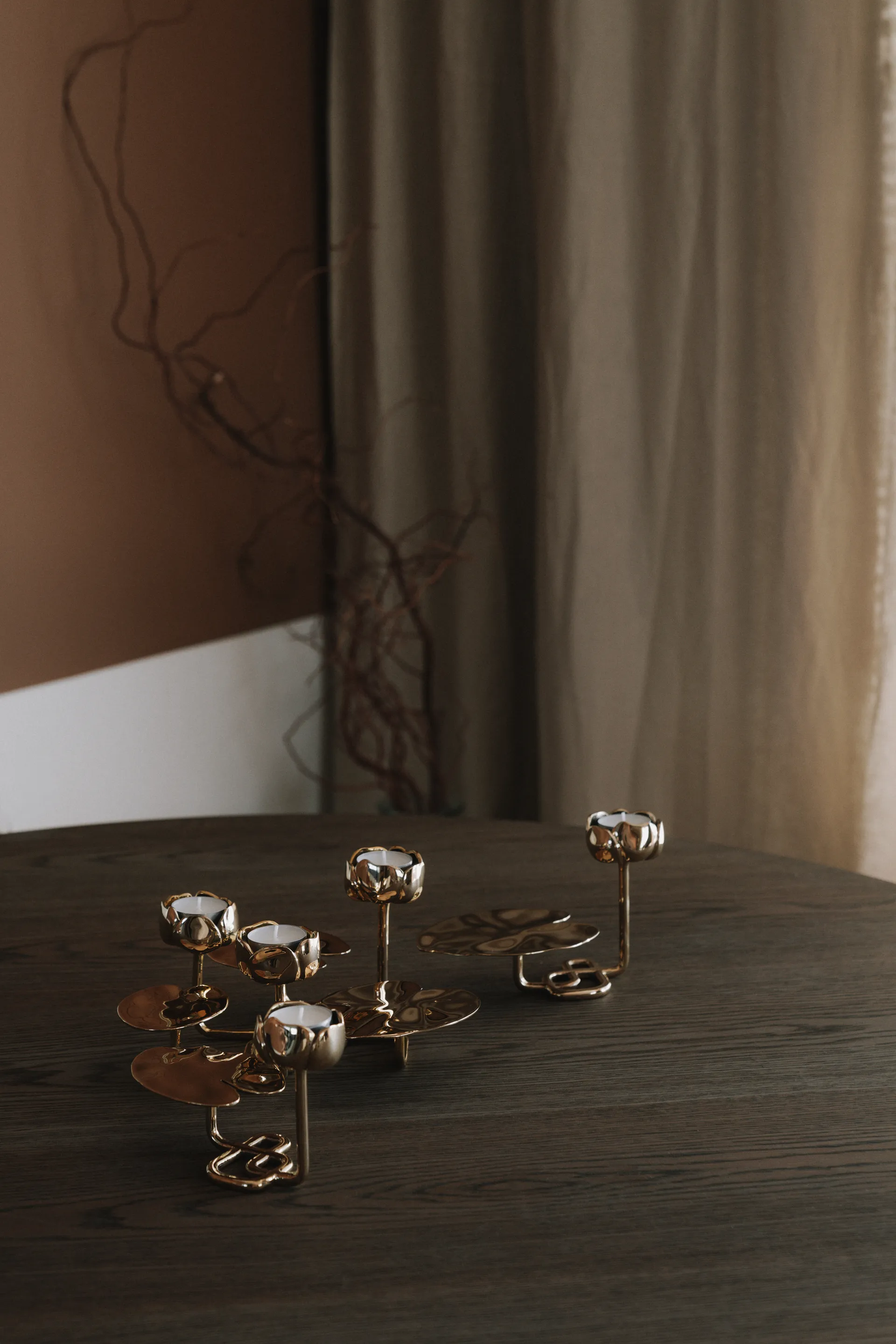 Portacandele Ninfea grande, Ottone Hilke Collection