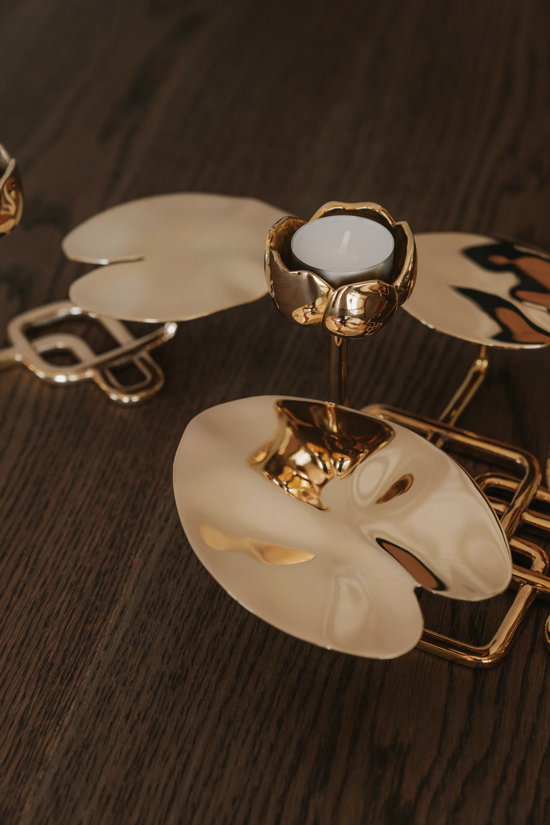 Portacandele Ninfea grande, Ottone Hilke Collection