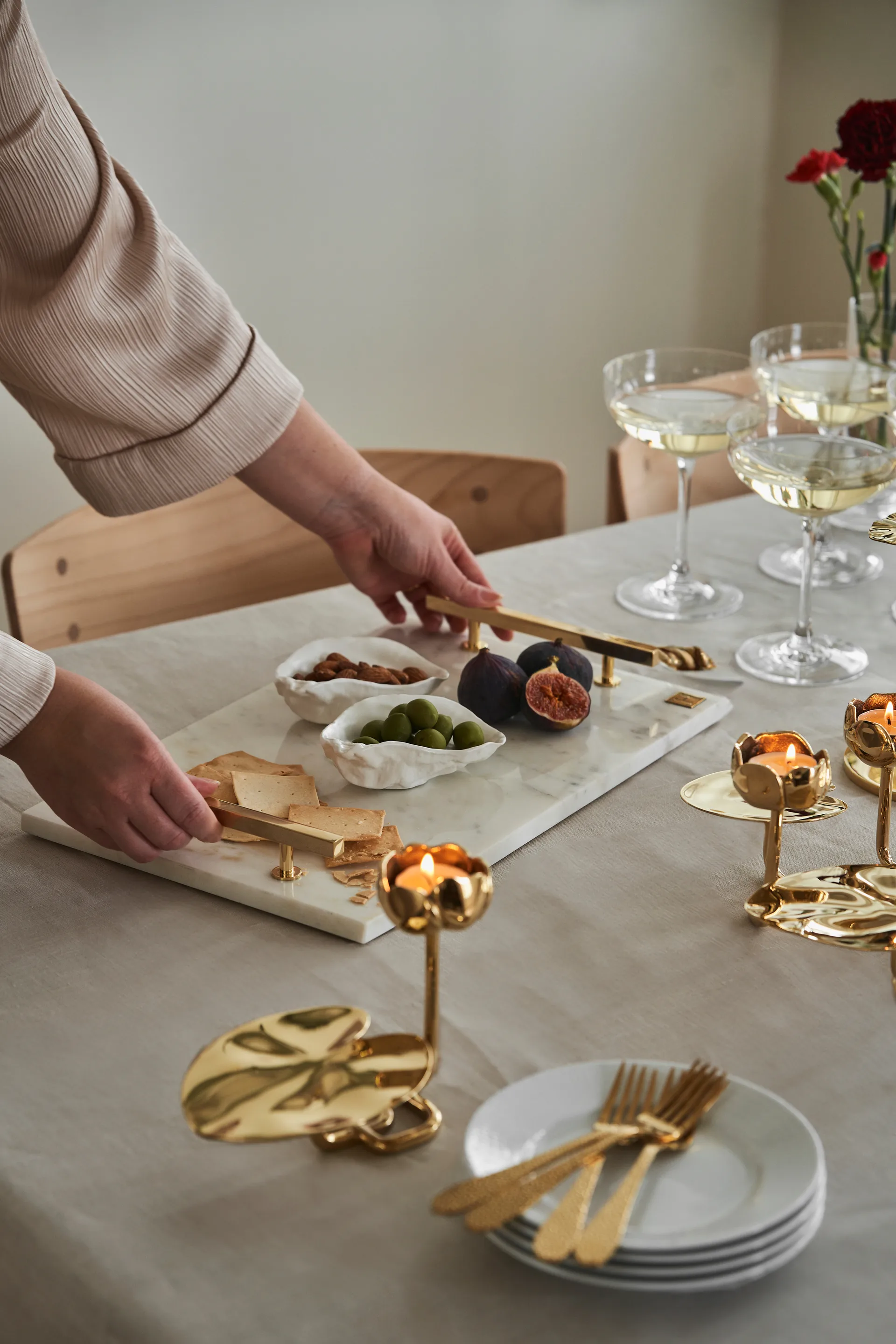 Portacandele Ninfea No.2, Ottone Hilke Collection