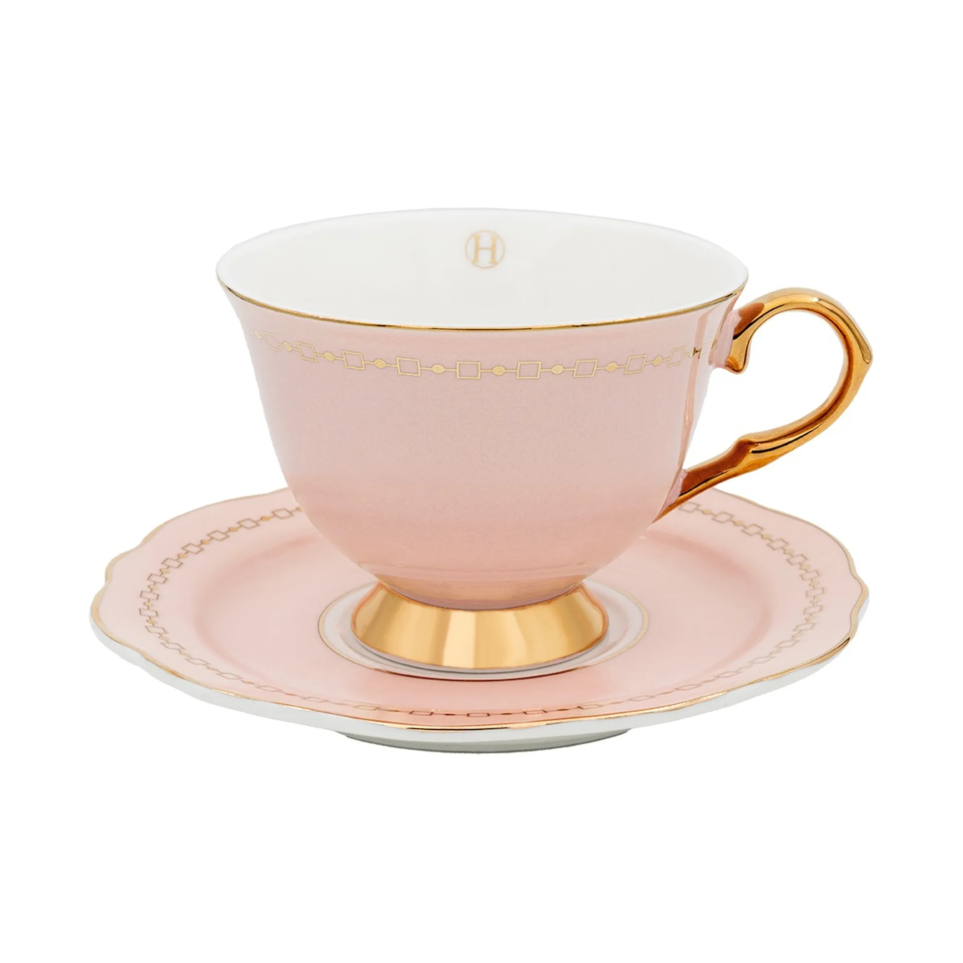 Tazza con piattino Anima Cielo Rosa, 22 cl Hilke Collection