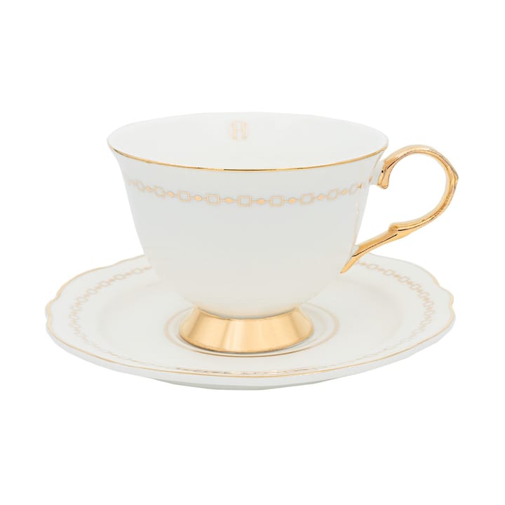 Tazza con piattino Animo Bianco - 22 cl - Hilke Collection