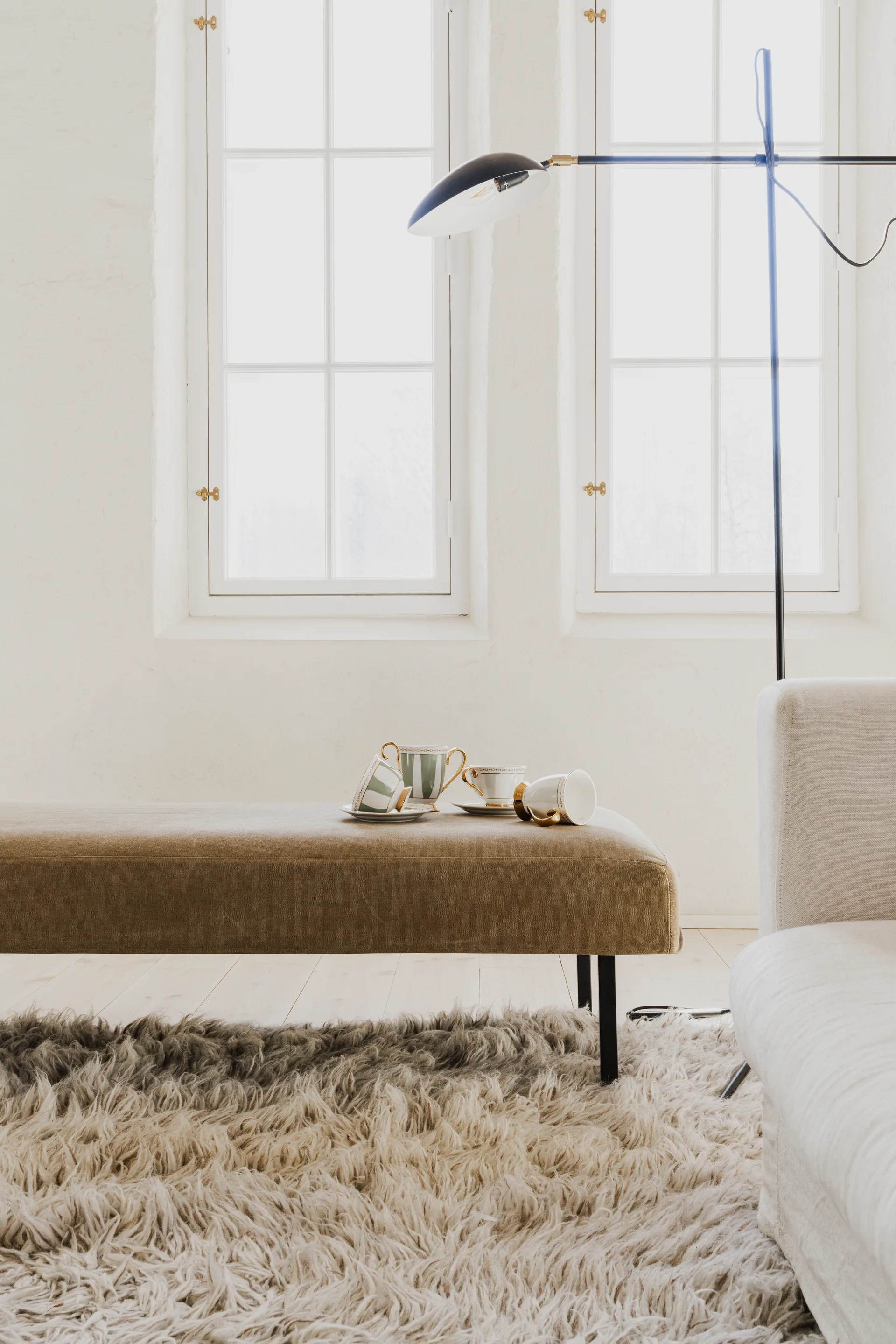 Tazza Strisce Salvia , 28 cl Hilke Collection