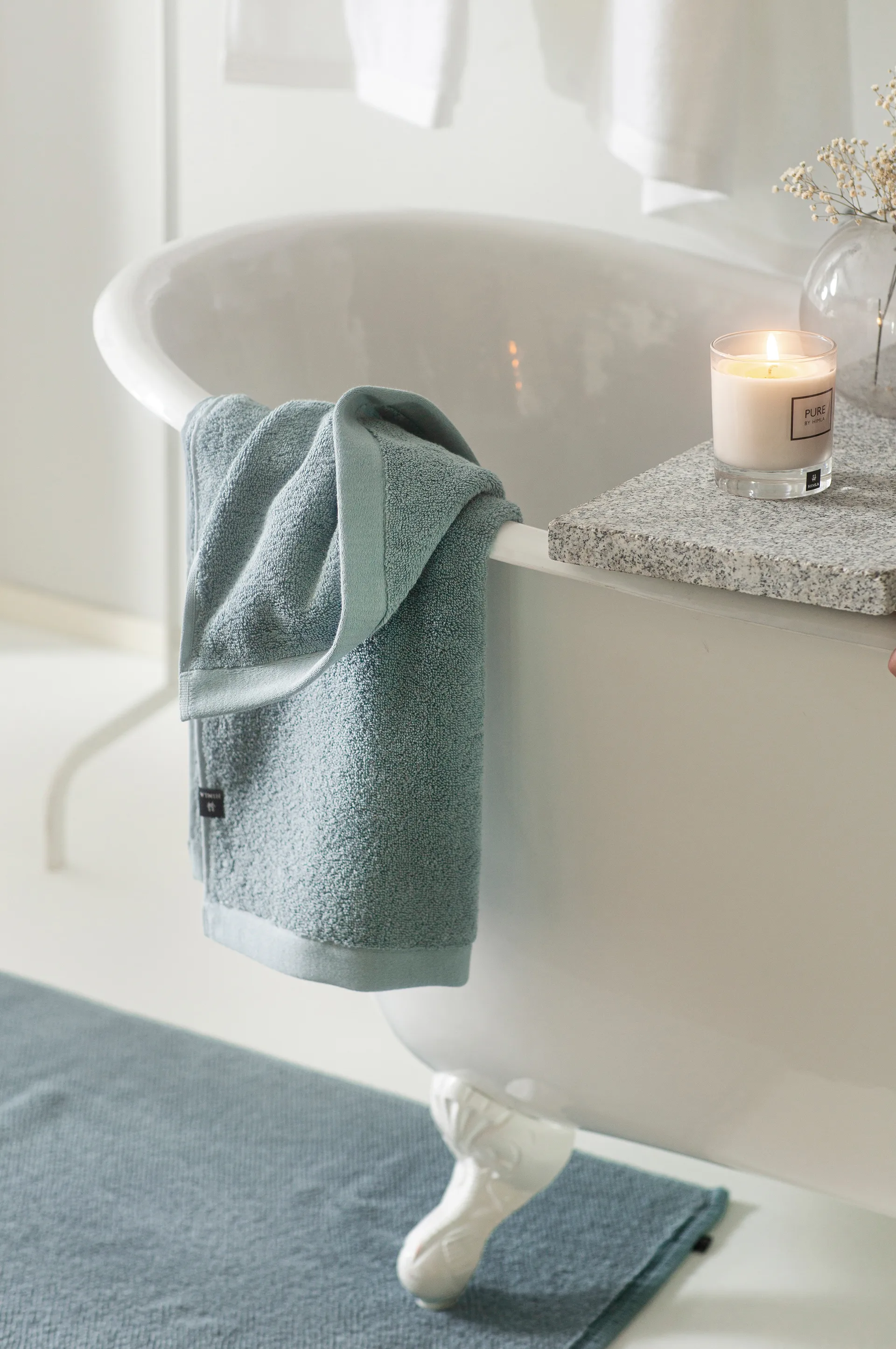 Asciugamano ecologico Maxime, poetry, 30x50 cm Himla