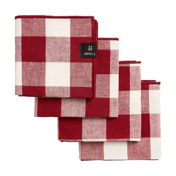Bettyhill tovaglioli 4 pezzi - Ruby - Himla