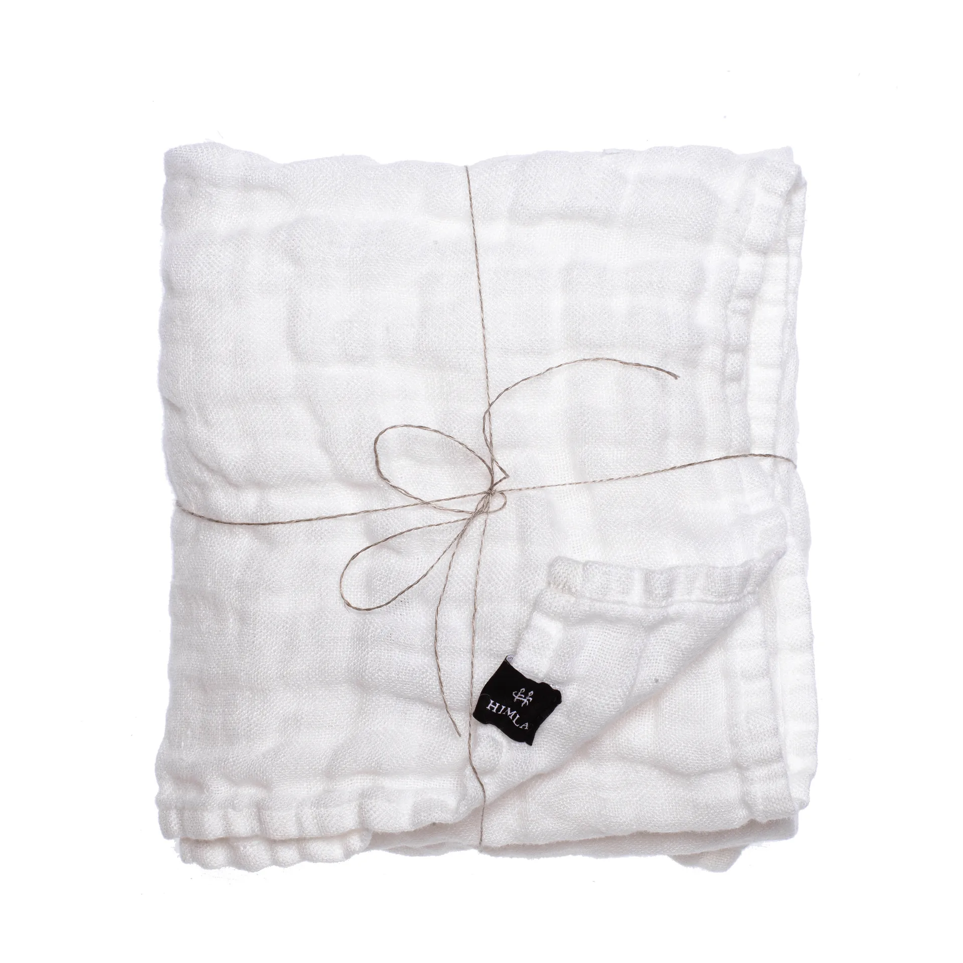 Coperta neonato Hannelin 60x110 cm, Bianco-bianco Himla