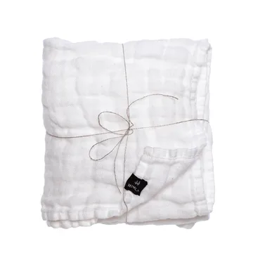 Coperta neonato Hannelin 60x110 cm - Bianco-bianco - Himla