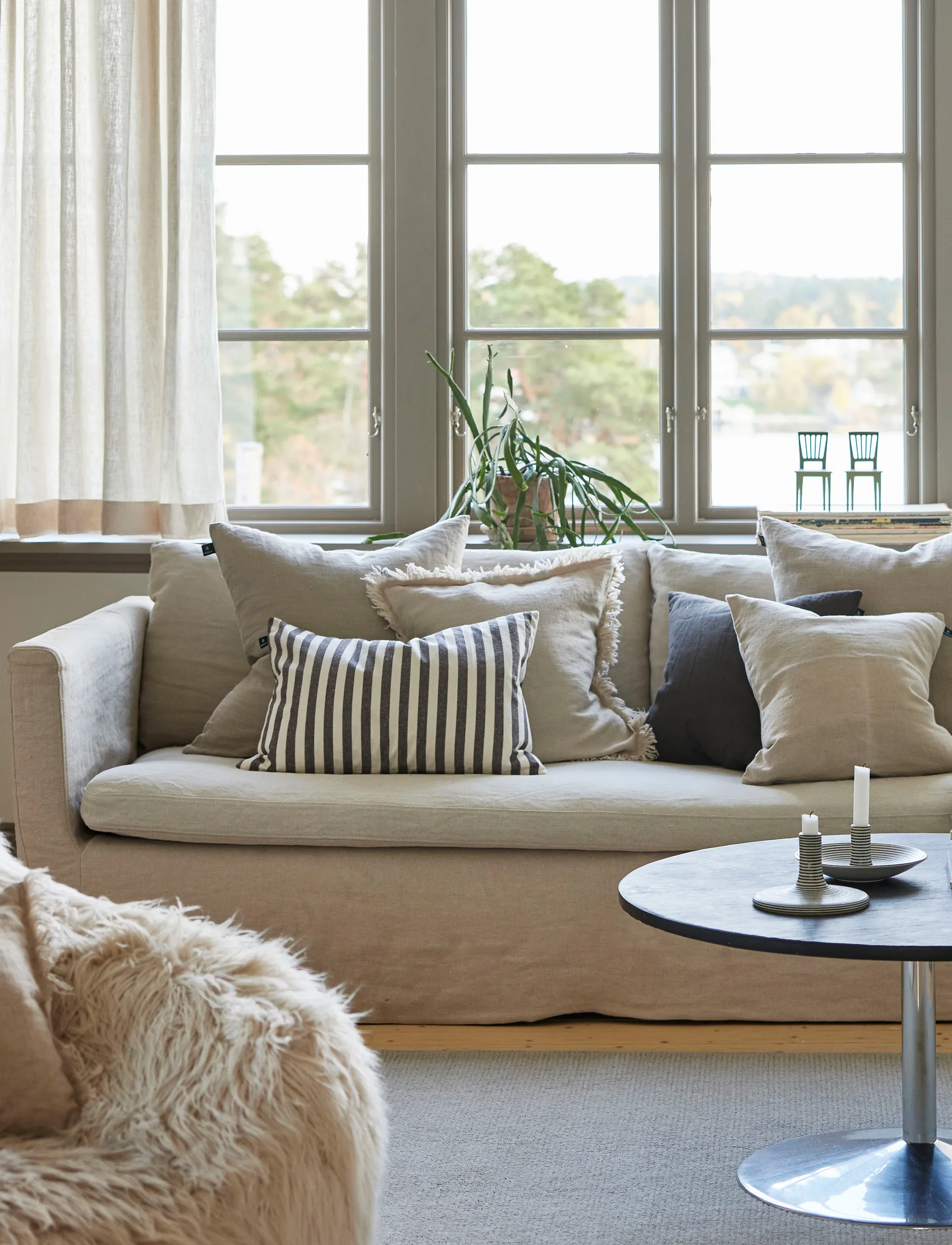 Copricuscino Bretagne, Cioccolato, 40x60 cm Himla