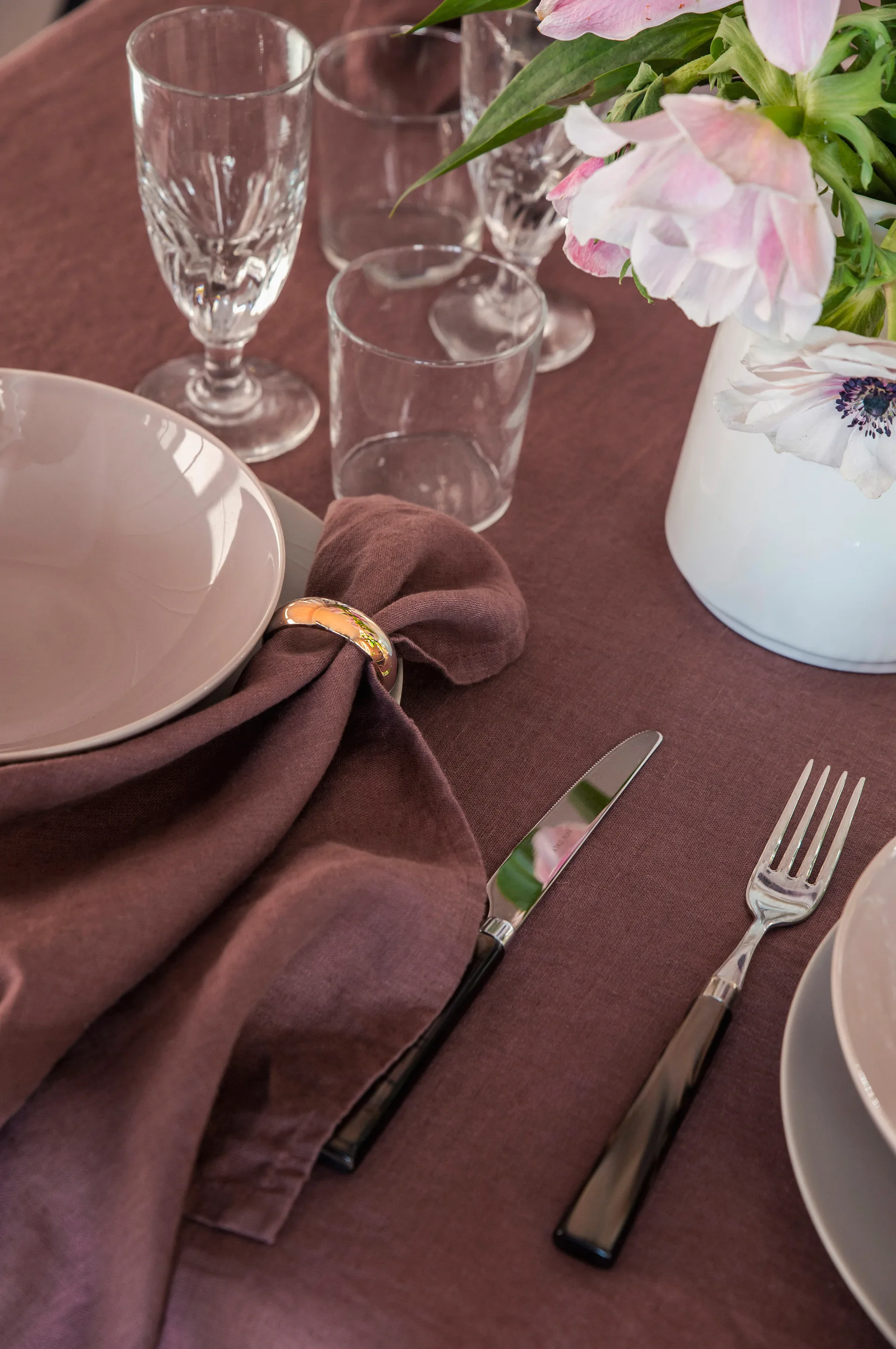 Portatovagliolo ad anello Monaco Ø4 cm, confezione da 4, Brass Himla