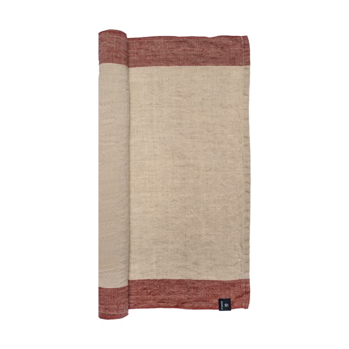 Runner Randolf 45x140 cm - Lingonberry, naturale - Himla