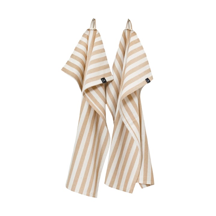 Set 2 strofinacci da cucina Bretagne 50x70 cm - Grano - Himla