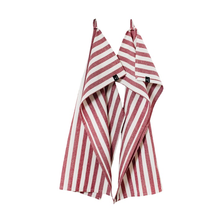Set 2 strofinacci da cucina Bretagne 50x70 cm - Rosso intenso - Himla