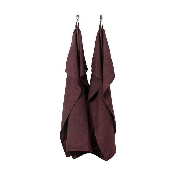 Strofinaccio da cucina Sunshine 50x70 cm confezione da 2 - Burgundy (rosso) - Himla