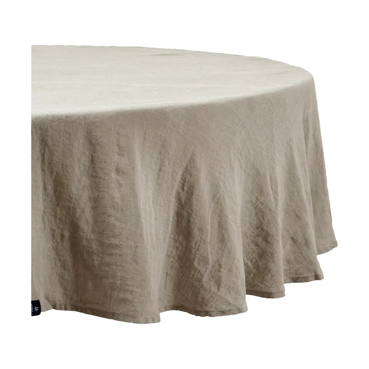 Sunrise tovaglia rotonda in lino - Vintage (grigio), Ø160 cm - Himla