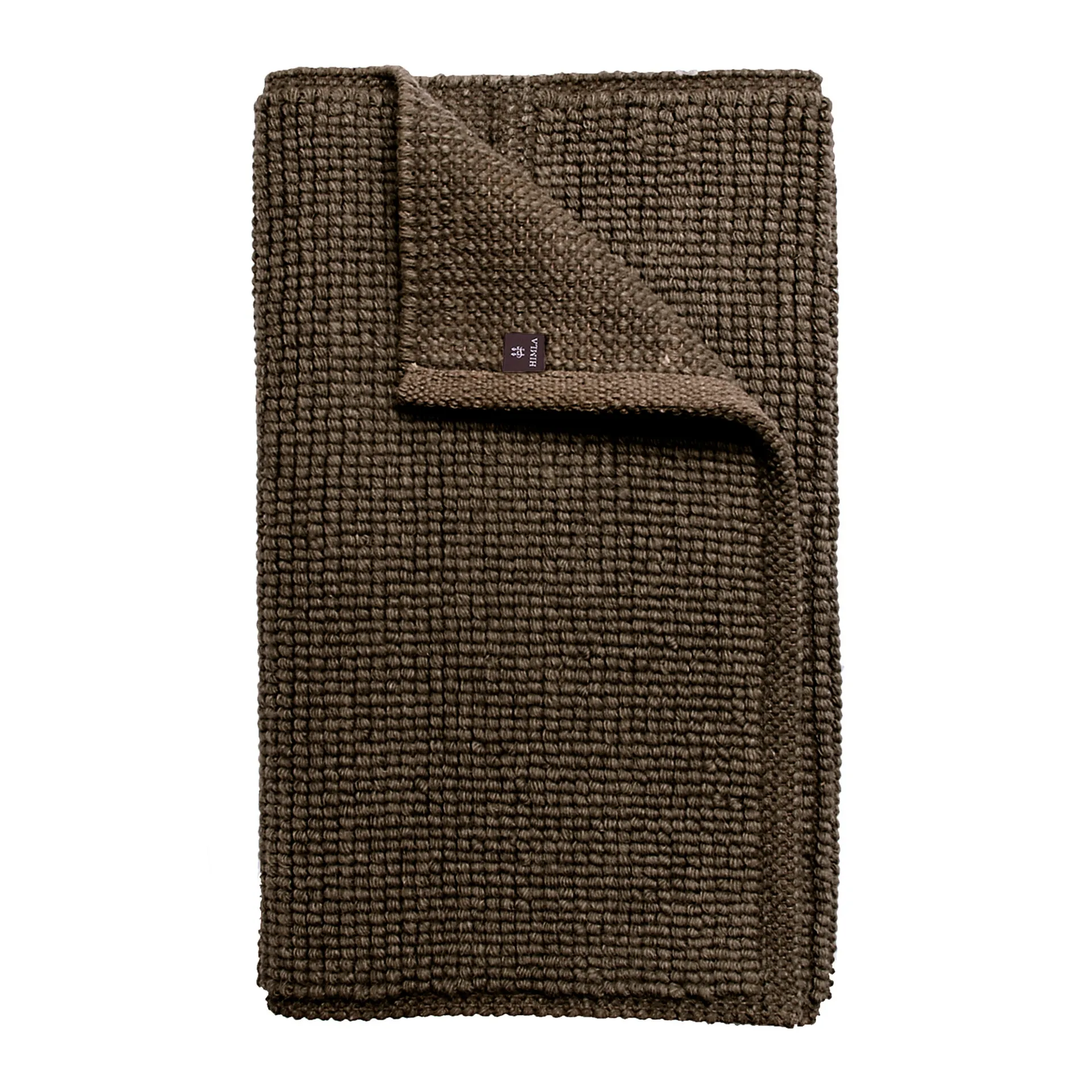 Tappeto in lana Himla color caffè, 80x230 cm Himla