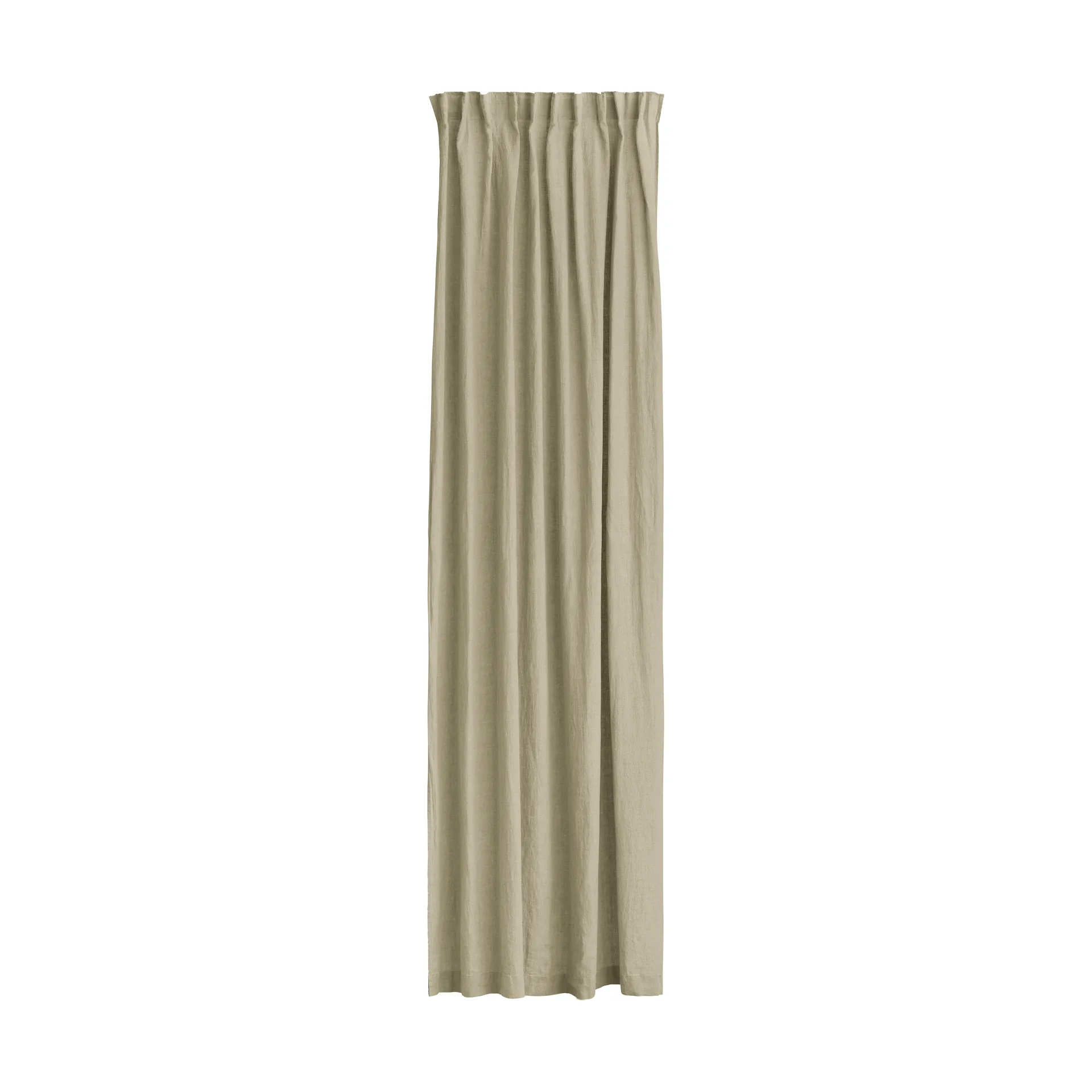 Tenda Sunrise con nastro a pieghe 280x290 cm, Organic (verde) Himla