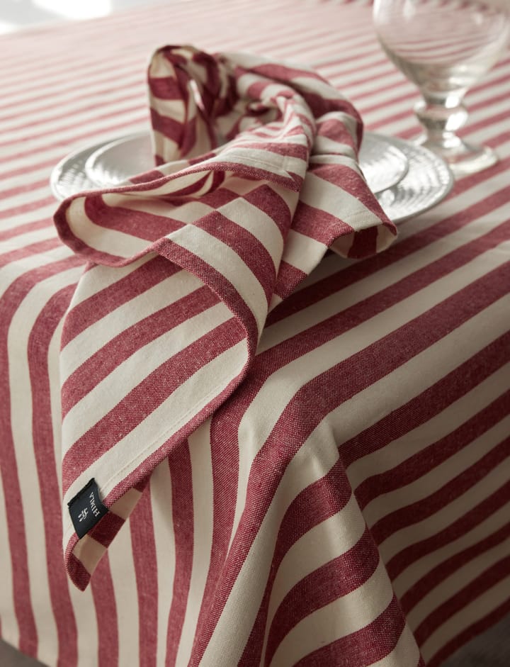 Tovaglia Bretagne, Rosso intenso, 145x250 cm Himla