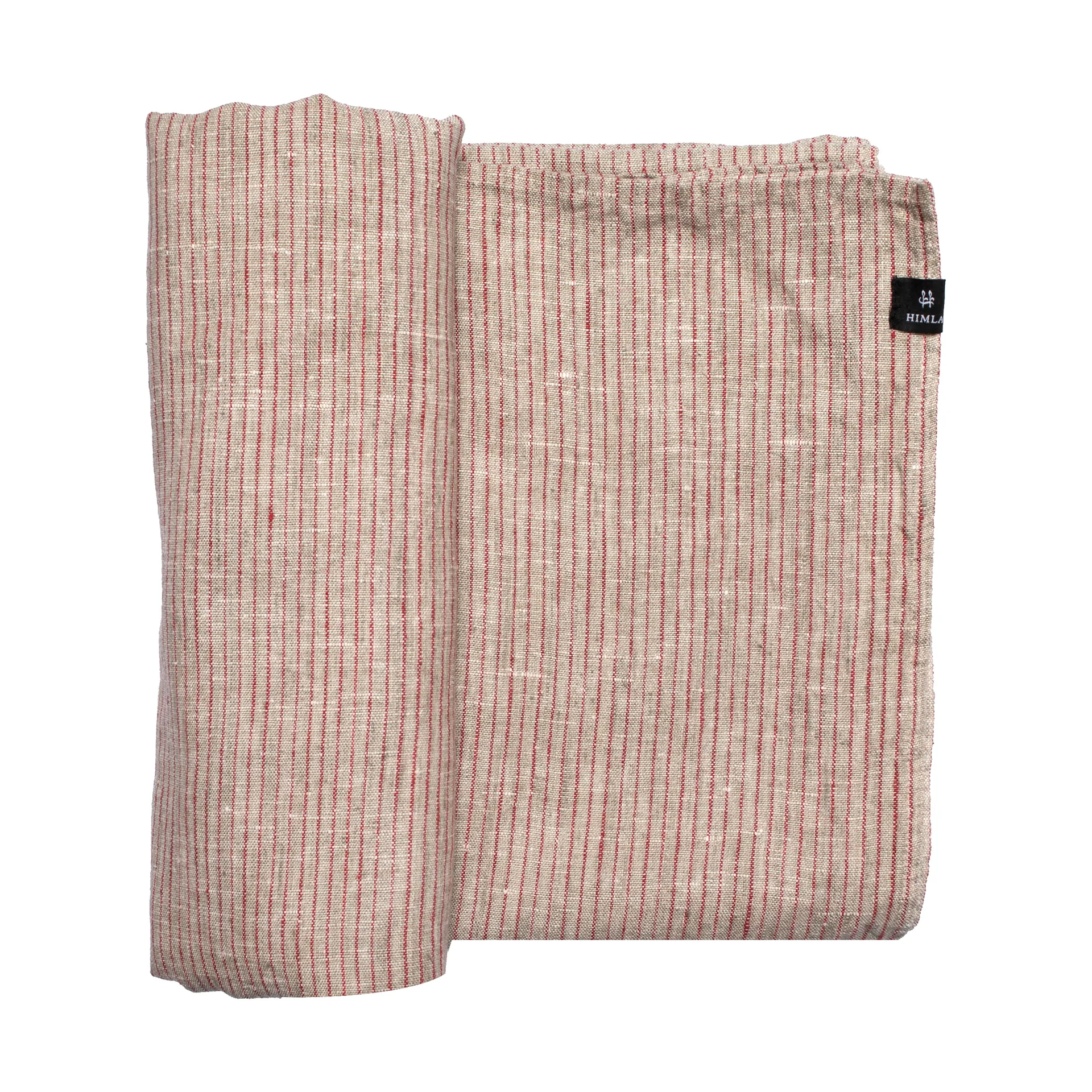 Tovaglia Linus 145x250 cm, True red, naturale Himla
