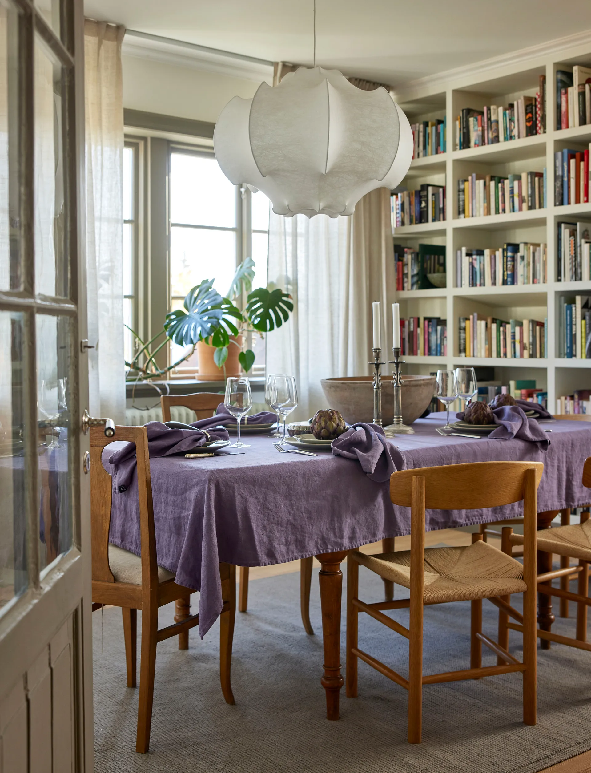 Tovaglia Sunshine, Lavanda, 145x330 cm Himla