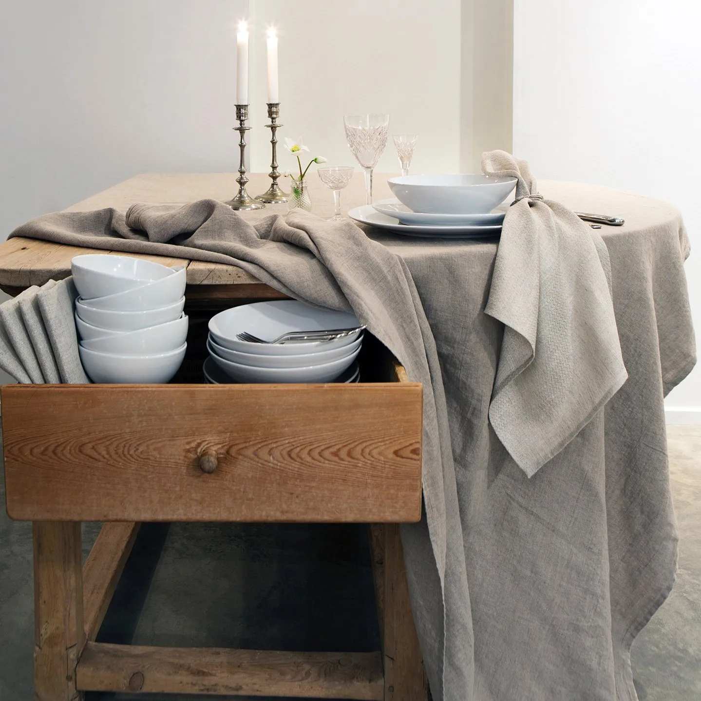 Tovaglia Sunshine naturale, 140x330 cm Himla