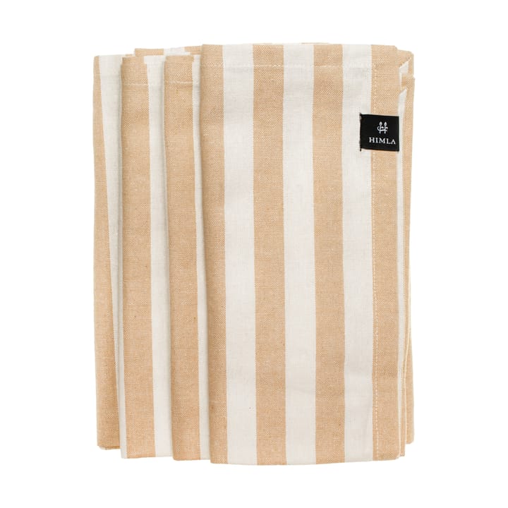 Tovagliolo di stoffa Bretagne 50x50 cm confezione da 4 - Grano - Himla
