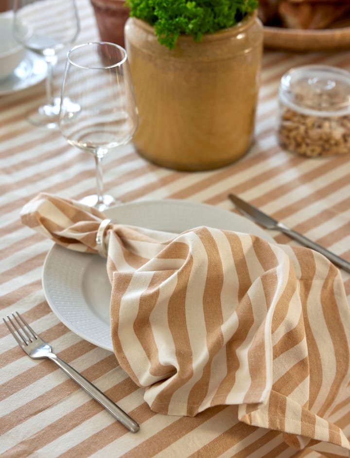 Tovagliolo di stoffa Bretagne 50x50 cm confezione da 4, Grano Himla