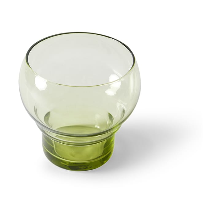 Bicchiere Bulb anni '70 da 27 cl confezione da 4, Verde menta HKliving