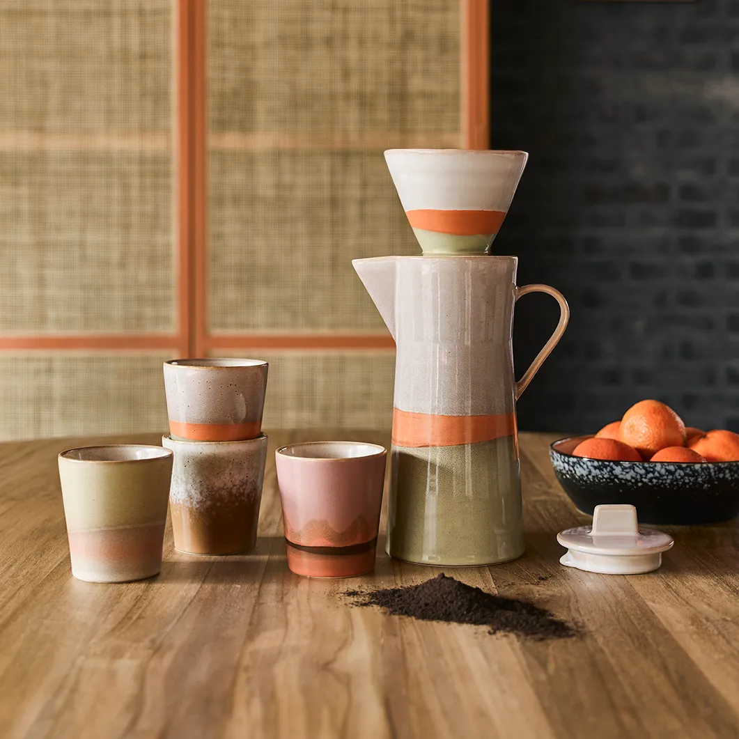 Caffettiera 70's, multicolore HKliving