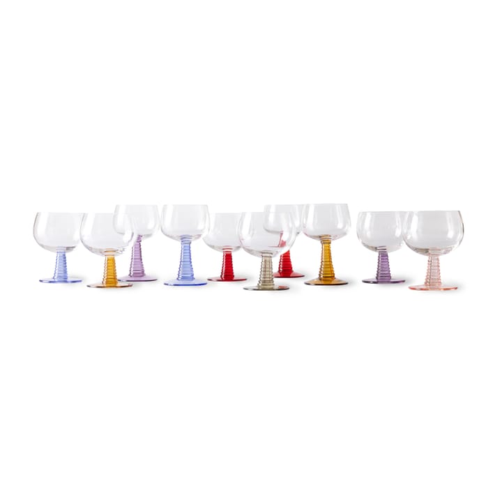 Calice da vino Swirl - basso, Ocra HKliving