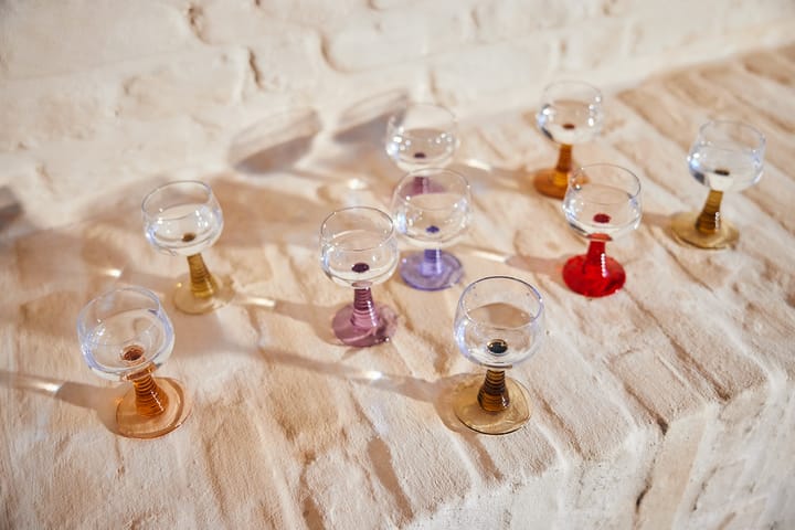 Calice da vino Swirl - basso, Ocra HKliving