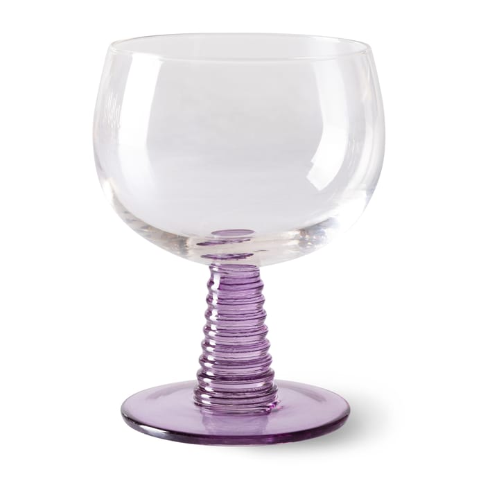 Calice da vino Swirl - basso - Viola - HKliving