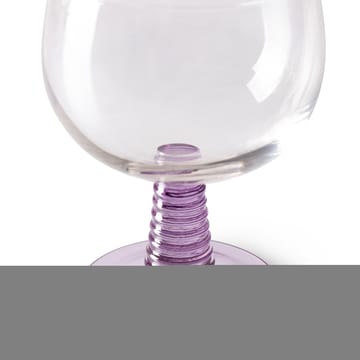 Calice da vino Swirl - basso - Viola - HKliving