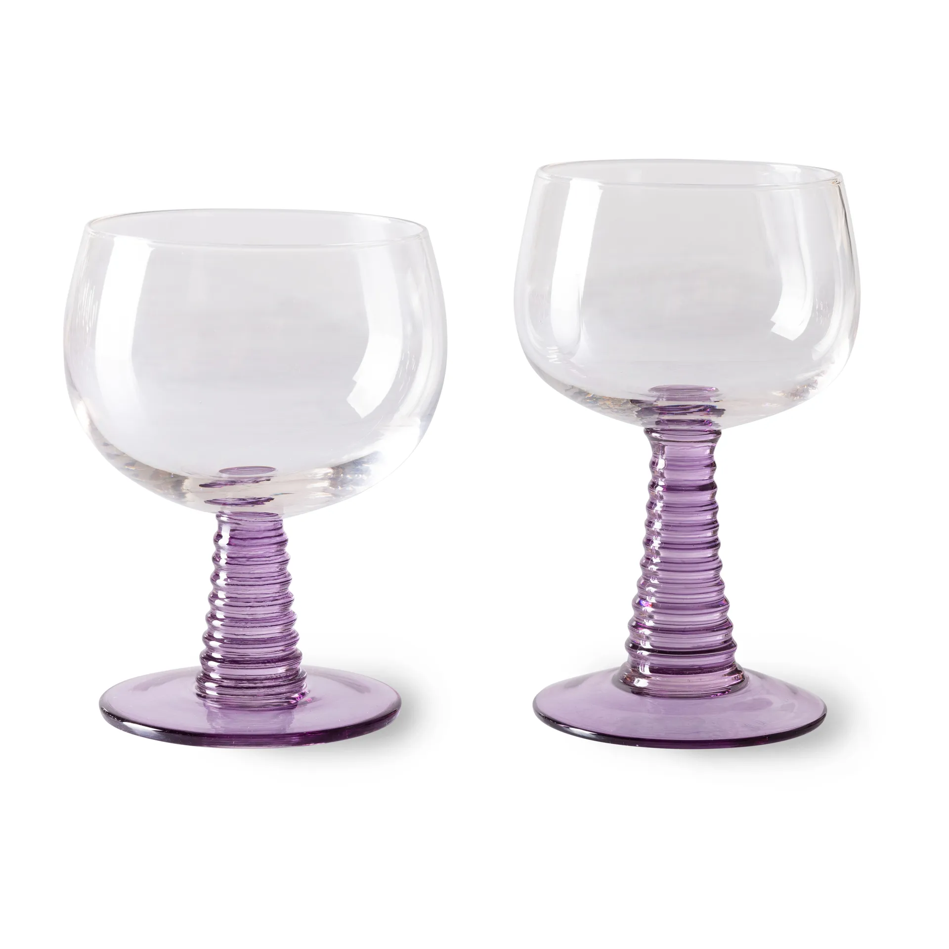 Calice da vino Swirl - basso, Viola HKliving