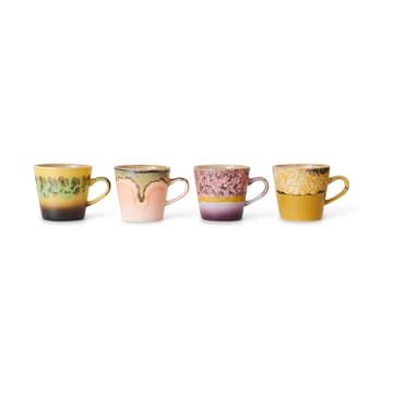Ceramiche anni '70 Americano Tazza 26 cl confezione da 4 - Radiant - HKliving