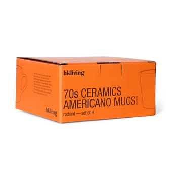 Ceramiche anni '70 Americano Tazza 26 cl confezione da 4 - Radiant - HKliving