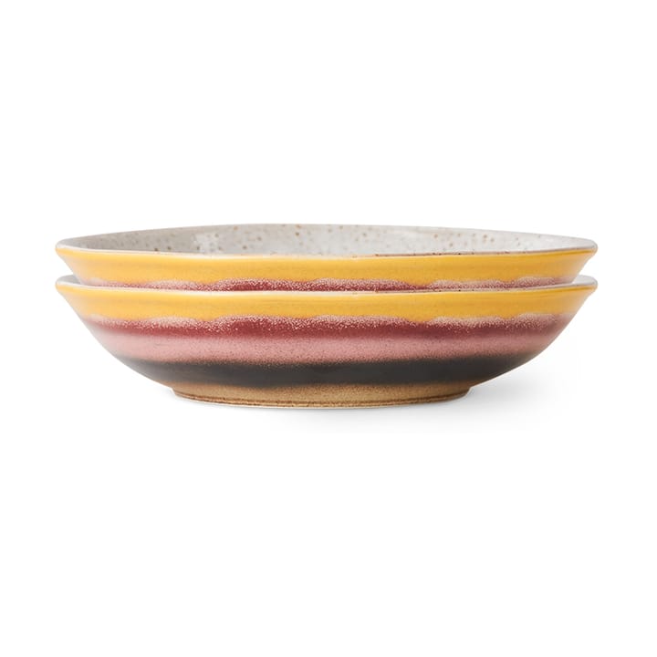 Ciotola curry 70's 21,7x21 cm confezione da 2 - Ibisco - HKliving