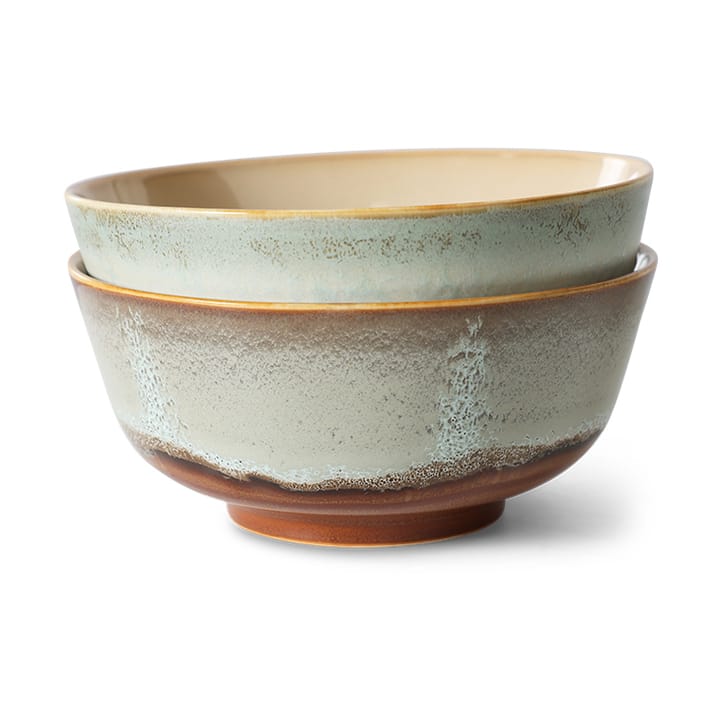 Ciotola da ramen 70's Ø19 cm confezione da 2 - Verge - HKliving