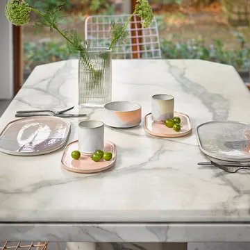 Ciotola in ceramica Gallery Ø 12 cm - Blu-pesca - HKliving