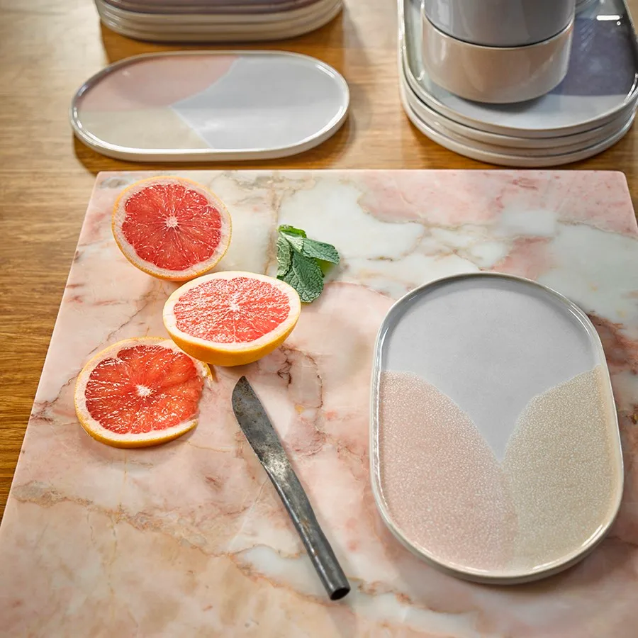 Ciotola in ceramica Gallery Ø 12 cm, Blu-pesca HKliving