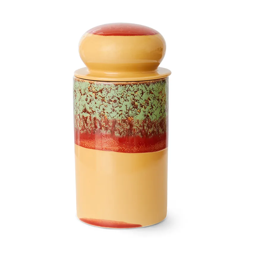 Contenitore 70's ceramics Ø11x22,5 cm, Cove HKliving