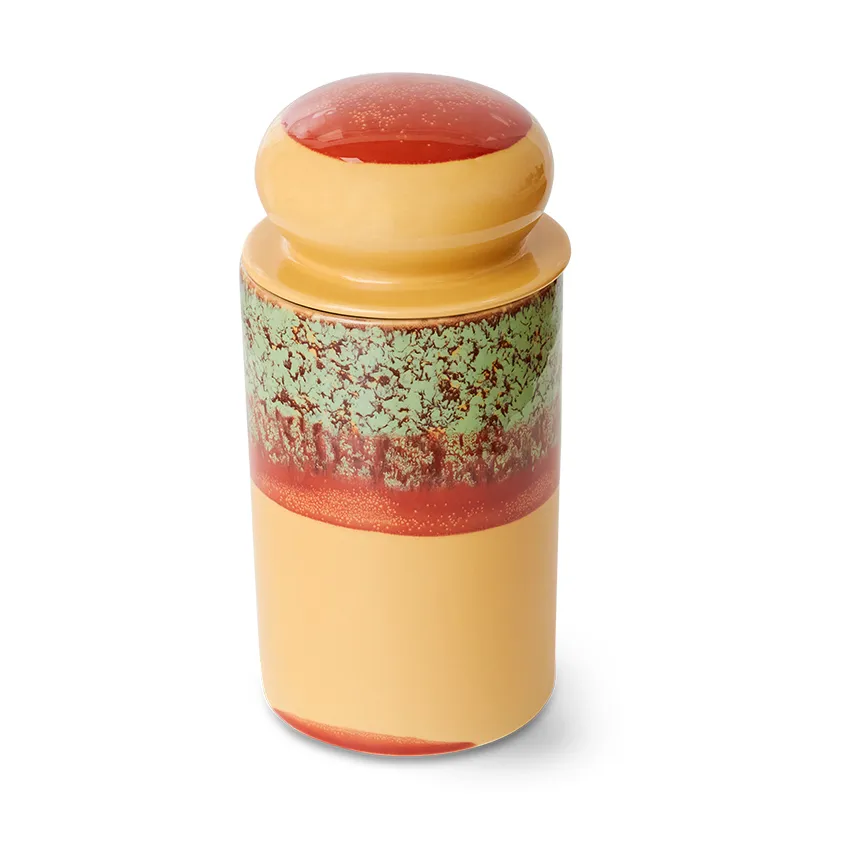 Contenitore 70's ceramics Ø11x22,5 cm, Cove HKliving