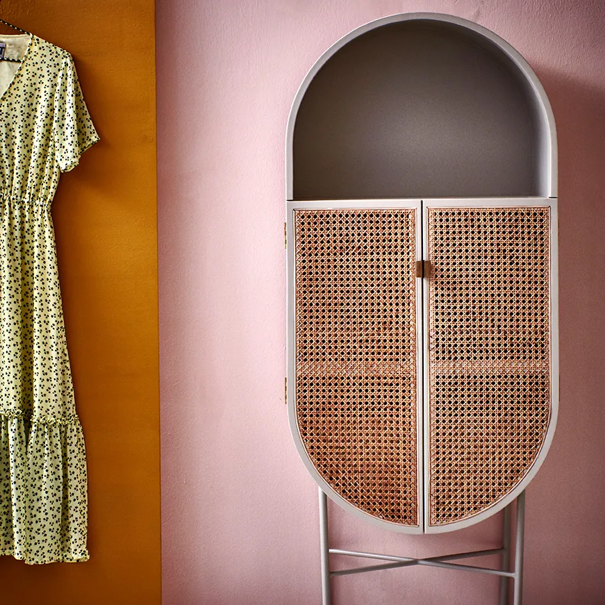 Credenza ovale retrò HKliving, grigio verde HKliving