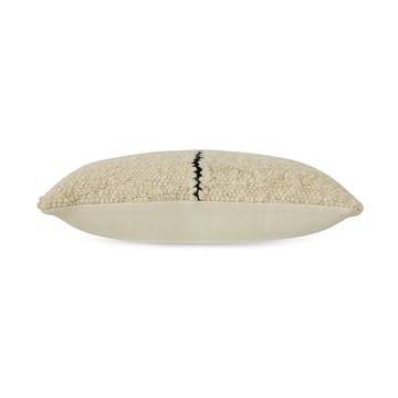 Cuscino a righe in lana naturale 30x50 cm - Bianco - HKliving