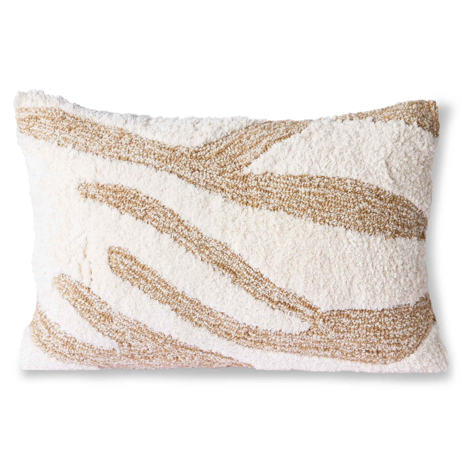 Cuscino Fluffy 35x55 cm, bianco-beige HKliving