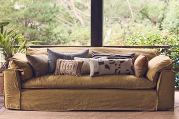 Cuscino monocromatico a righe 40x70 cm - Grigio - HKliving