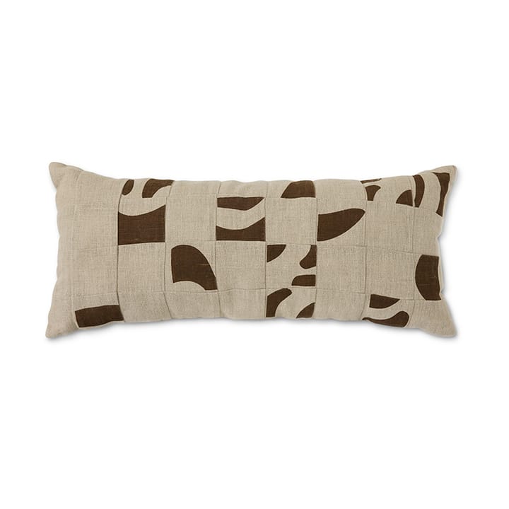 Cuscino Natural patched 30x70 cm - Beige - HKliving