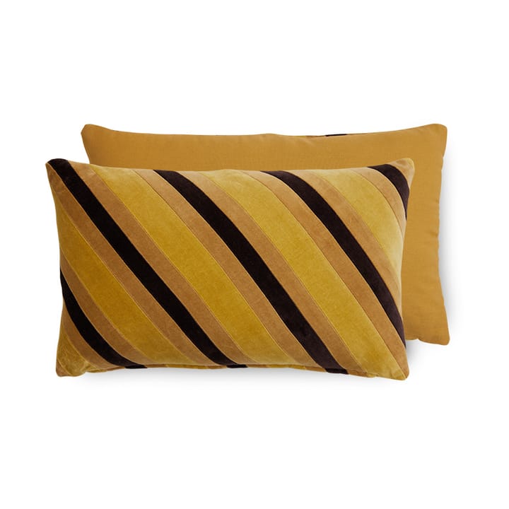 Cuscino Striped velvet 30x50 cm, Honey